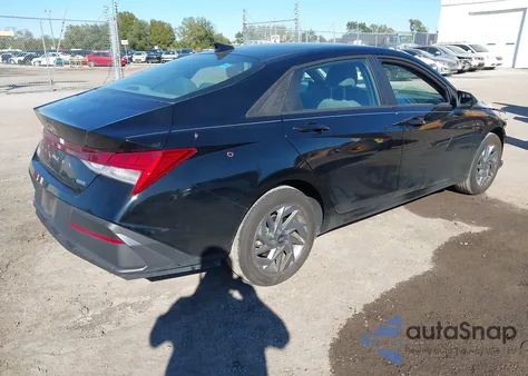 2024 Hyundai Elantra Hybrid Blue из США, поврежденный, VIN KMHLM4DJ4RU115181